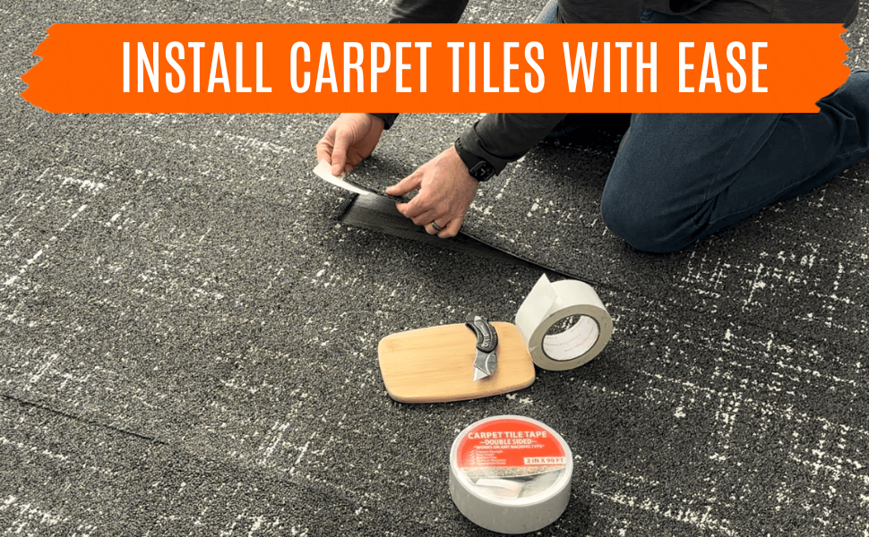 install carpet tiles with ease with carpet tile tape by all flooring now