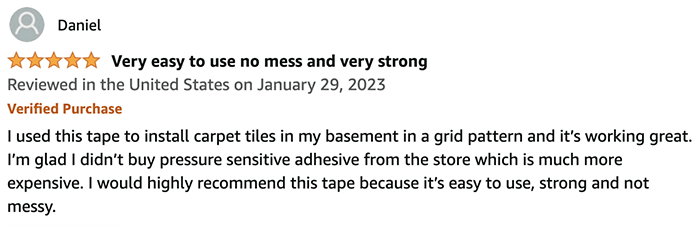 carpet tape reviews