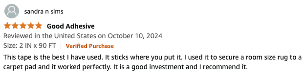 Double Stick Carpet Tape Reviews