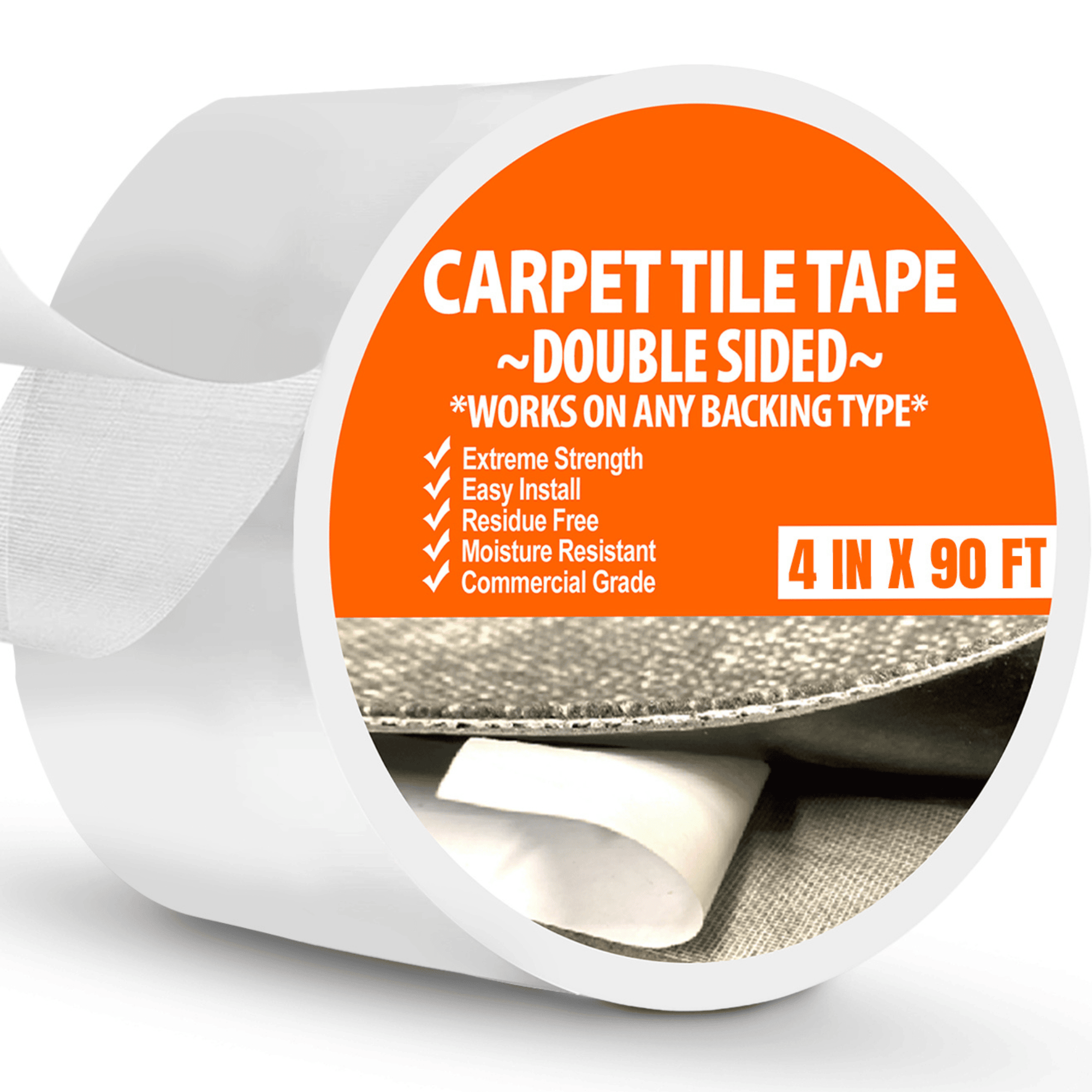Double Sided Carpet Tape Heavy Duty All Flooring Now Carpet Tile Tape